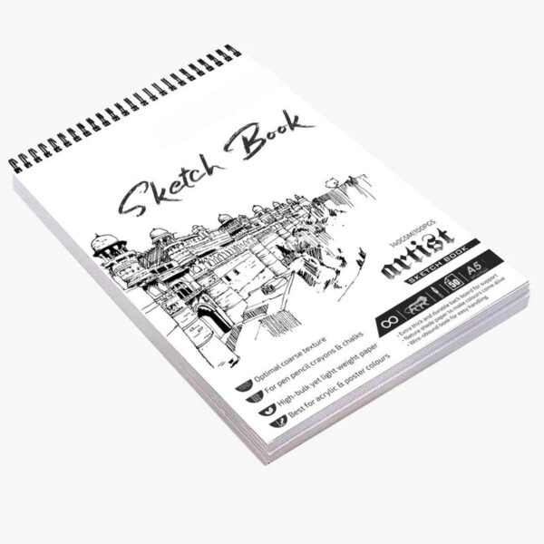 Sketching Kit - 22 Pcs Beginners Sketch & Drawing Tool KitArt Set -Includes 12 Graphite Pencils, 1Pc Kneadable Eraser, 1 Pc A5 Sketch Book, 1Pc Pencil Extender, 1 Sharpener & 6 Pc Blending Stumps