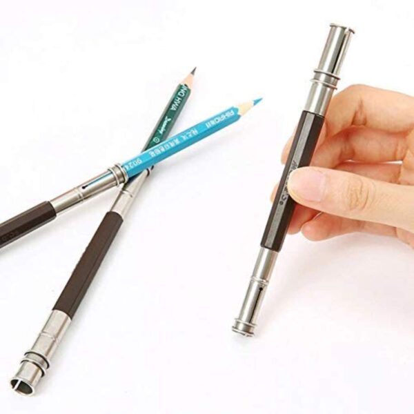 Sketching Kit - 22 Pcs Beginners Sketch & Drawing Tool Kit Art Set -Includes 12 Graphite Pencils, 1Pc Kneadable Eraser, 1Pc Pencil Extender,1 Pc A5 Sketch Book, 1 Sharpener & 6 Pc Blending Stumps