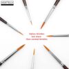 KRAFTELLA 7 Art Brush Set for Artists Painting Brushes Professional Round