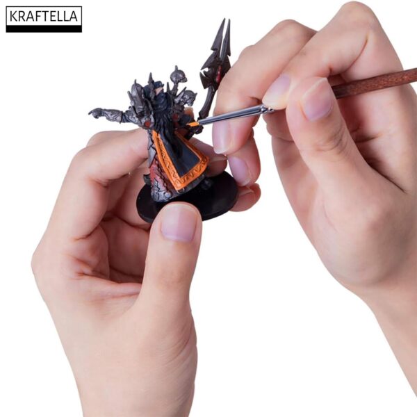 KRAFTELLA 7 Art Brush Set for Artists Painting Brushes Professional Round