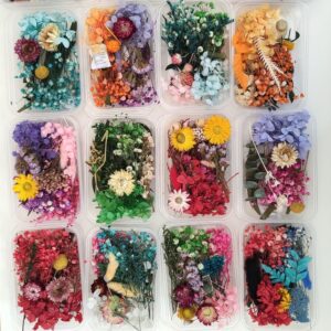 Dried Flowers for Resin Art - Natural Dried Flowers for Crafting, Decoration, Candle Making, Soap Making, Nail Art, Epoxy Resin Projects, Jewelry Making & DIY (Pack of 1, Assorted)