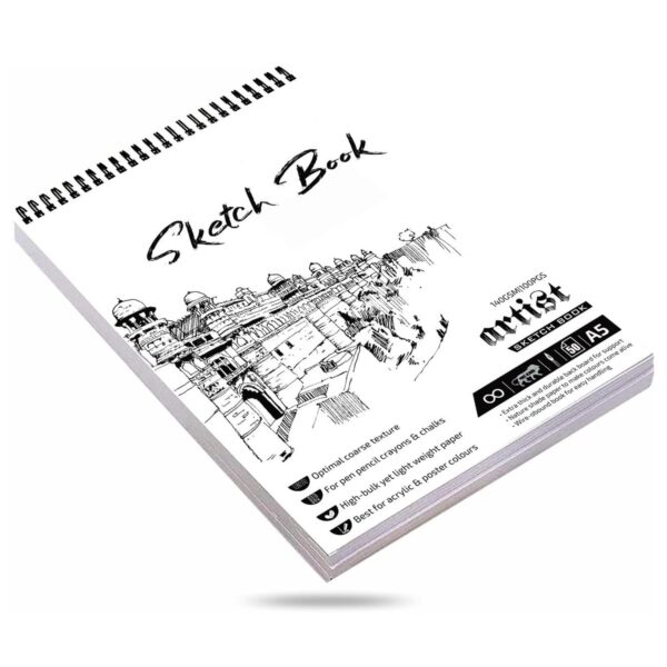 Sketching Kit - 22 Pcs Beginners Sketch & Drawing Tool Kit Art Set -Includes 12 Graphite Pencils, 1Pc Kneadable Eraser, 1Pc Pencil Extender,1 Pc A5 Sketch Book, 1 Sharpener & 6 Pc Blending Stumps