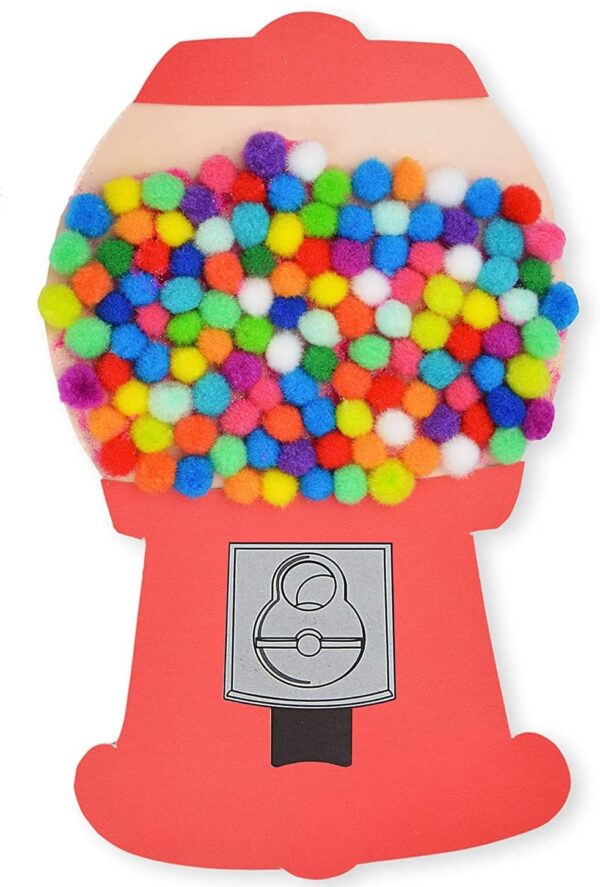 71d7arhGUjL._SL1451_.jpg Kraftella 1000 Pcs 1 cm Pom Poms Felt Balls in Bright & Bold Colors | Pompoms for Crafts & Decorations