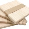 71lQyQydO1L._SL1500_-1.jpg KRAFTELLA Ice Cream Sticks for Crafts and Projects - Natural Wood, Wax Sticks, Popsicle Crafts for Kids, Wooden Sticks for Crafting (100)